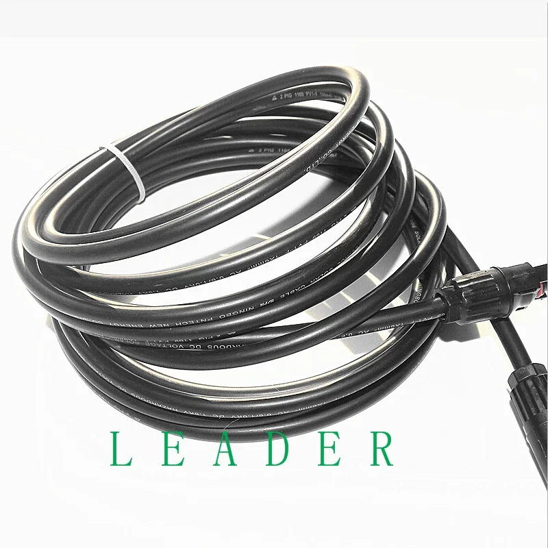 

20 pcs /Lot 5 Meter 4 mm2 Solar Mounted PV Connector with 12 AWG 17FT Solar Extension Cable With Connector LJ0168