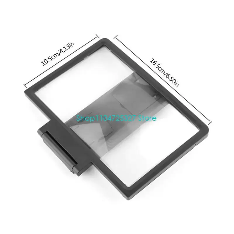 D8KF Cell Phones Screen Magnifier Amplifier Screen Enlarger Smartphone Stand Eye for Protections