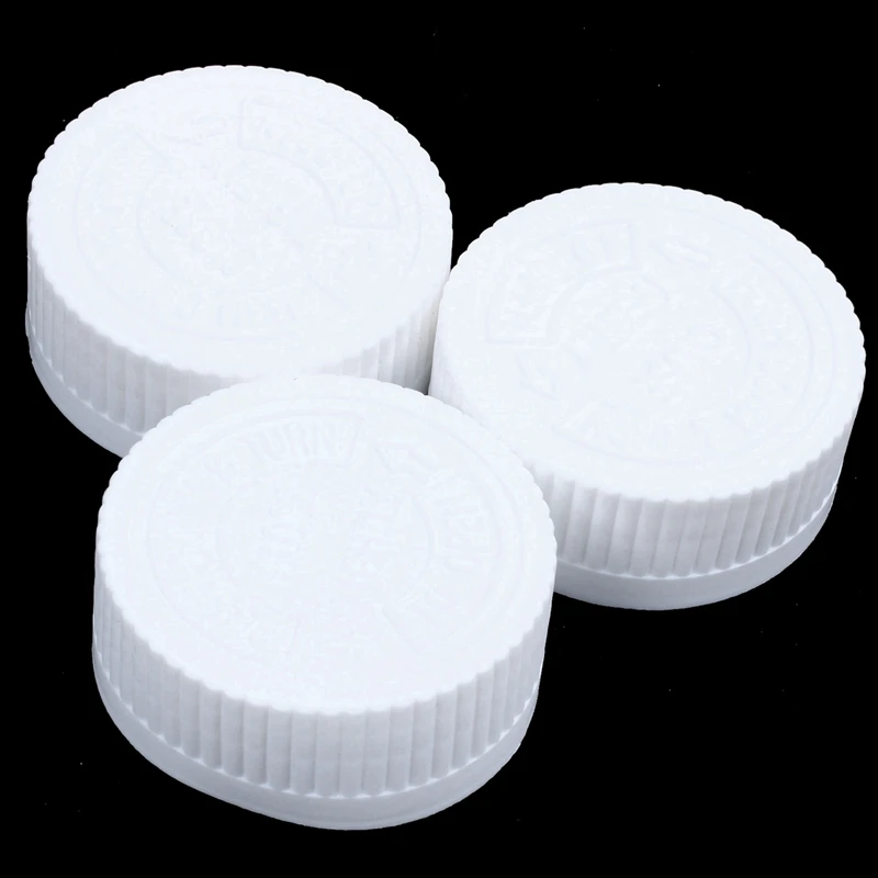 Plastic Empty Medicine Bottles Pill Tablet Container Holder 12Pcs White