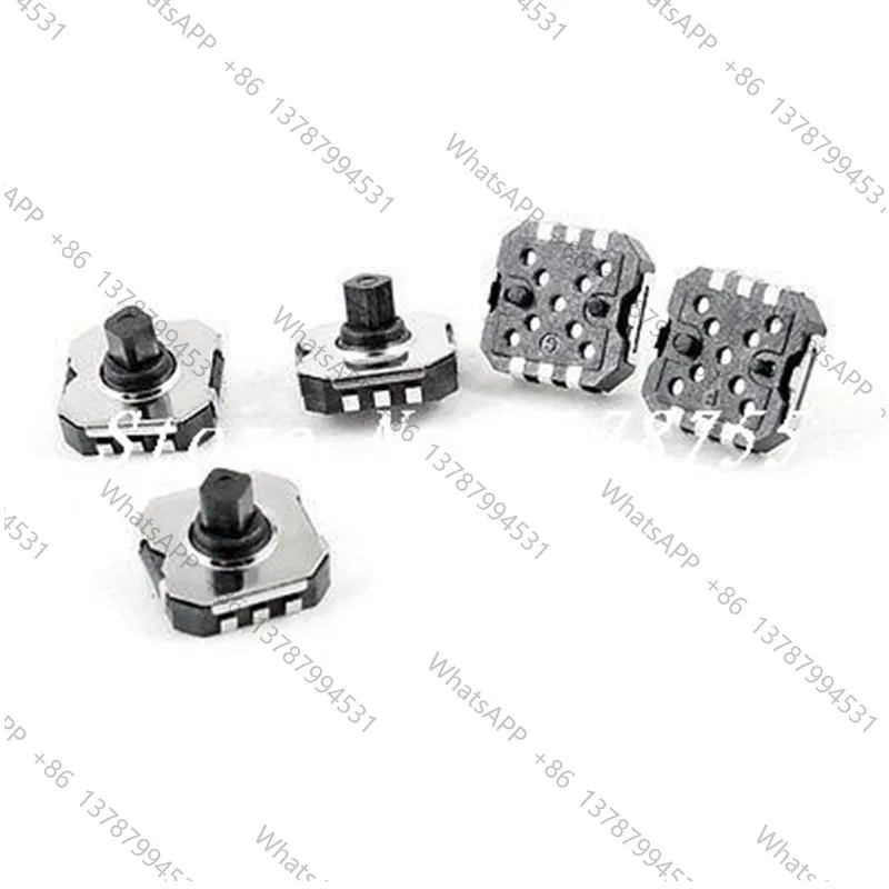 5/10/100 Pcs 7mm x 7mm x5mm 6 Pin 5 Way Momentary Pushbutton PCB SMD SMT Tactile Switch Mobile Navigation Buttons