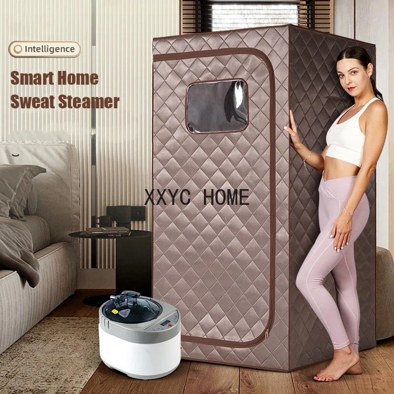 Imagem -02 - Conjunto de Sauna a Vapor Full Body Home Vapor Controlo Remoto Terapia Detox Temperatura Tempo Spa Pessoa 4l Novo