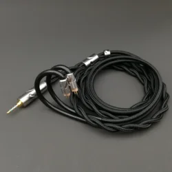 HIFI OCC Graphene + Gold Palladium Cable + OCC Silver Plated Earphone Cable 2Pin 0.78 Or MMCX Cable For Hifi / Fiio /Iem Cable