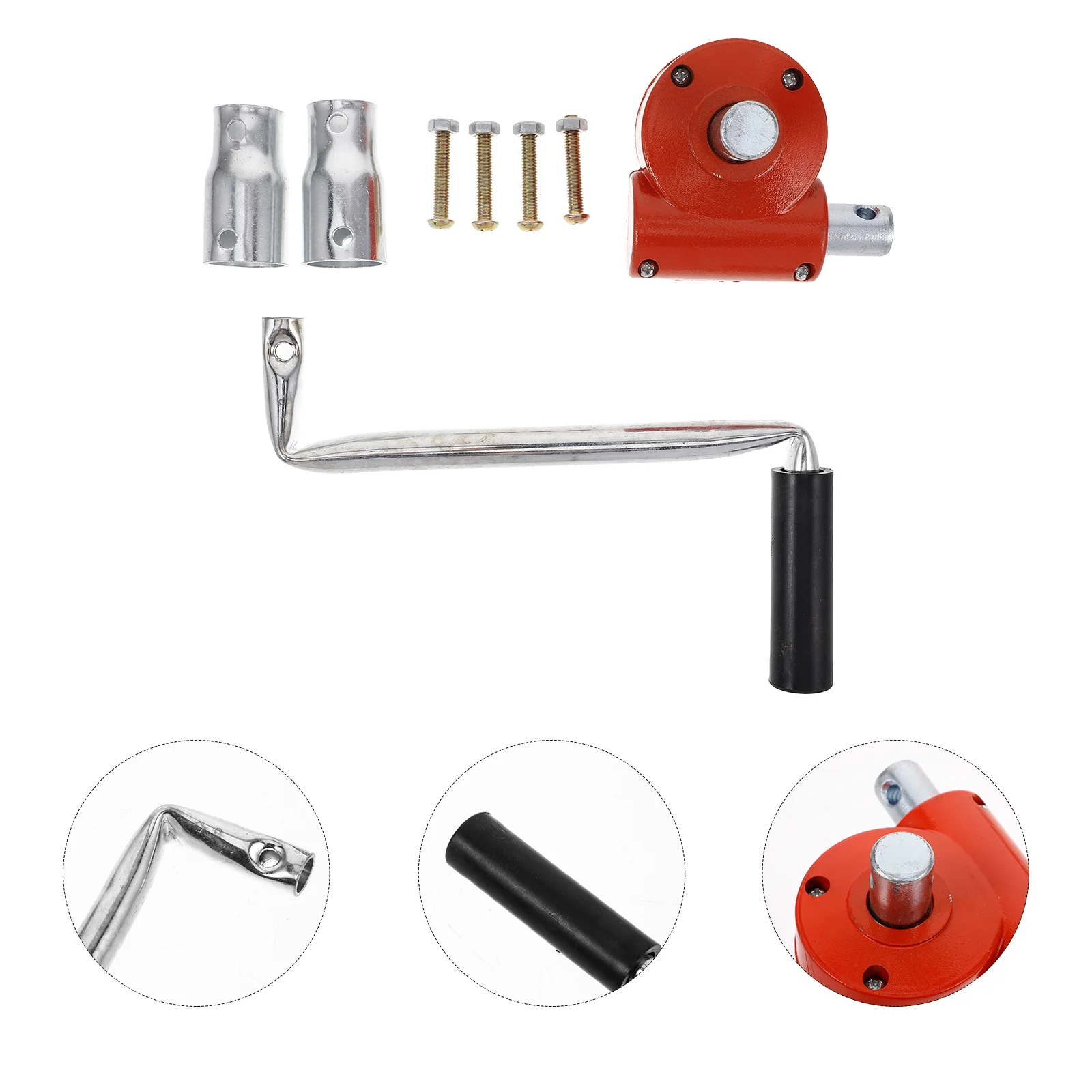 Handle Crank Roller Winch Greenhouse Sidewall Manual Aluminum Alloy Film Winding Mechanism