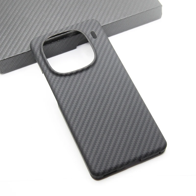 ZXKE Carbon Case For VIVO iqoo12 Pro Cover Ultralight Ultrathin Comfortable Commercial 1500D Aramid Fiber Protective Shell