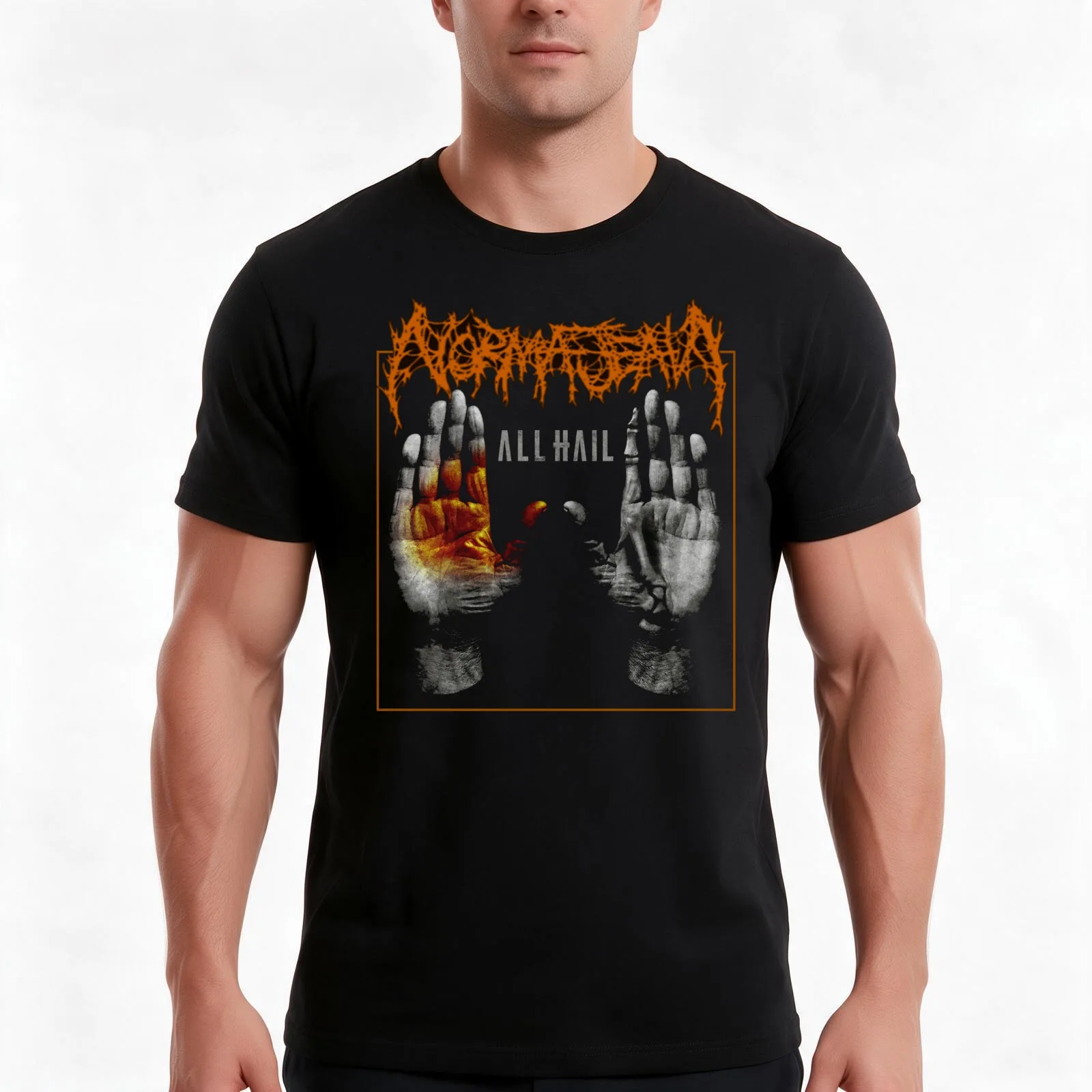 Norma Jean - All Hail T-Shirt Summer Casual Cotton Tee Oversized Streetwear Tops Vintage Graphic Print Unisex Men Women