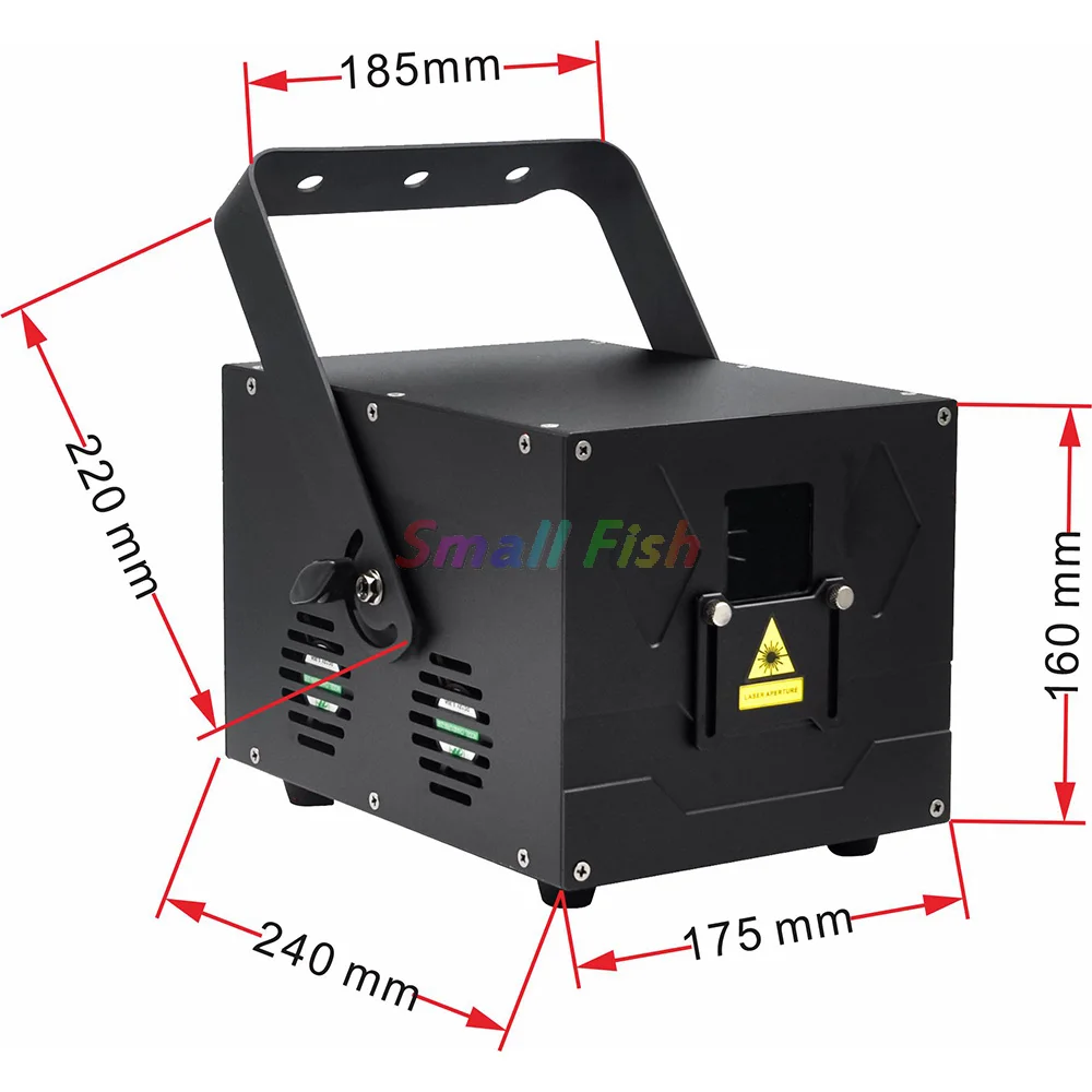 Professional 6W RGB ILDA Animation Beam Effect Laser Projector Stage Lighting For Club Dj Disco DMX 25Kpps Scanner Laser Lamp