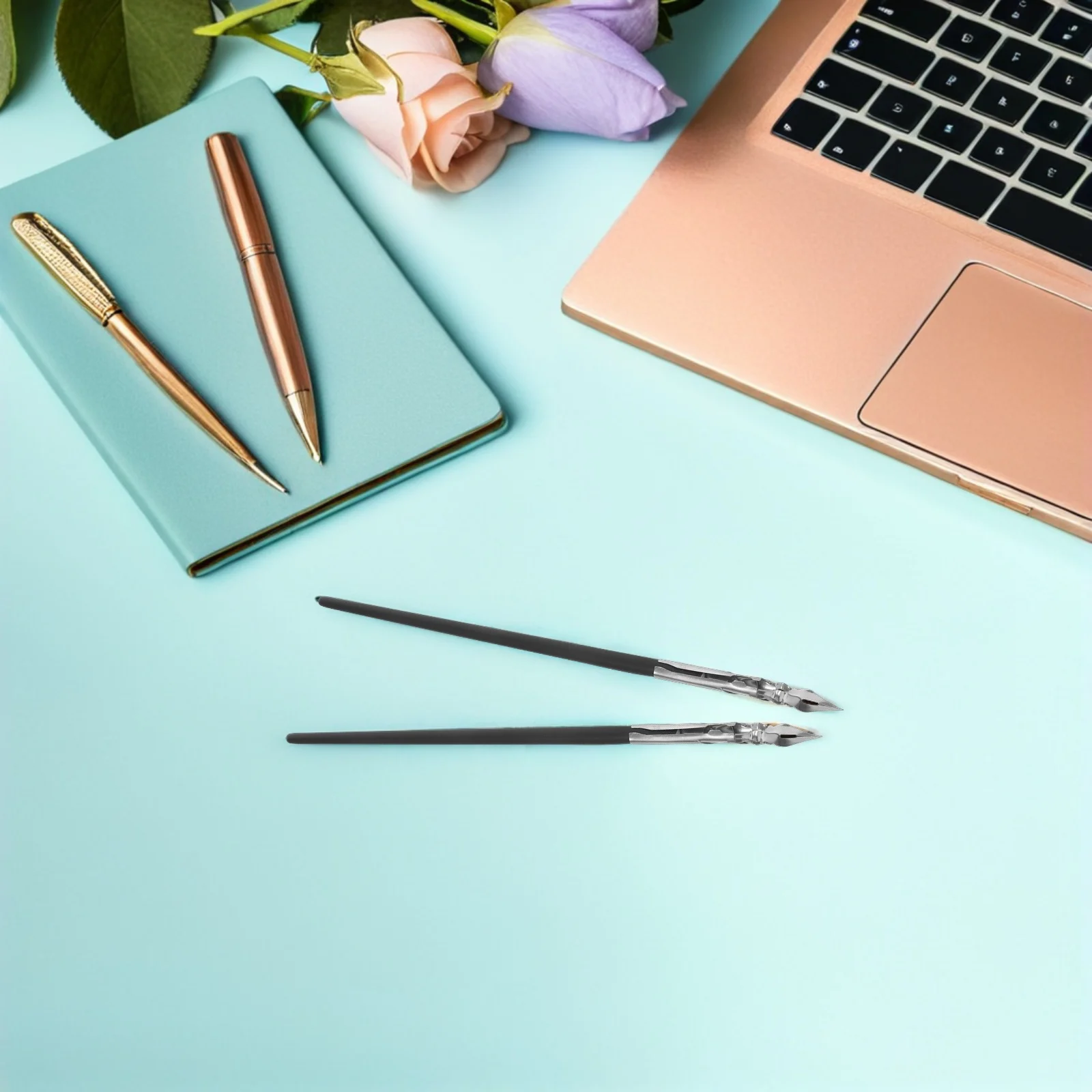 

6Pcs Metal Dip Pen Set Ergonomic Design for Detailed Calligraphy Sketching Drawing Manga Art Fluid Writing Instrument