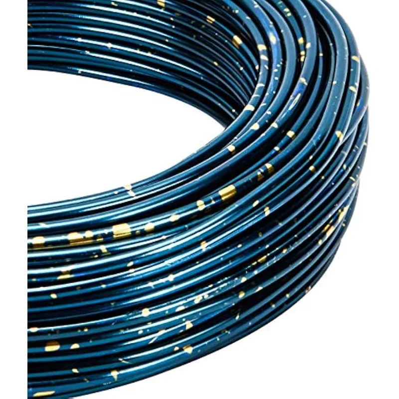 

22m 12 Gauge75 Feet Multicolor Jewelry Craft Wire Gradient Color Aluminum Wire Blue Bendable Colorful Metal Wire