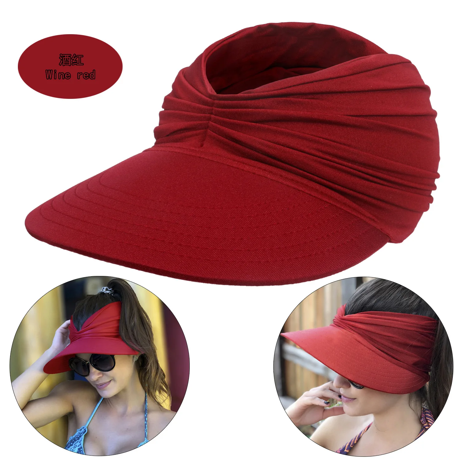 Kobiety pusty Top Sun Hat kobieta luksusowa marka 2023 nowa plaża lato Outdoor Sport Baseball Golf daszki ochronne rodzic-dziecko kapelusz słońce