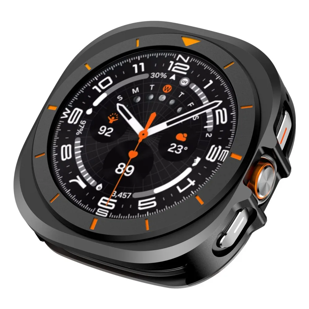 

Metal Protective Case For Samsung Galaxy Watch Ultra 2025 PC&Alloy Hard Cover For Galaxy Watch 7 Ultra 47mm Bumper Accessories