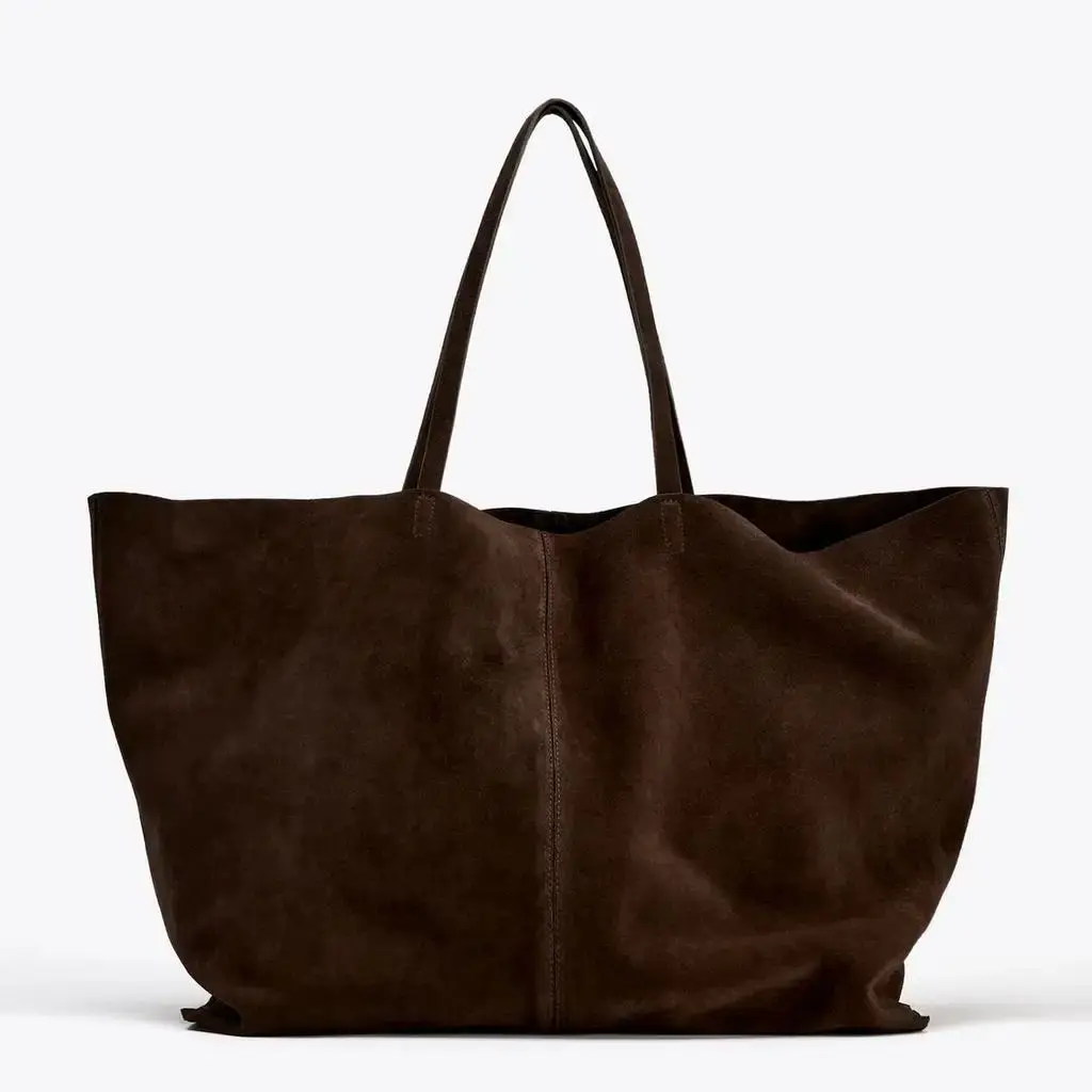 

Autumn Winter Luxury Designer New Suede Tote Bag Everyday Style Large Capacity Fashion Shoulder Handbag for Ladies Armpit Bag