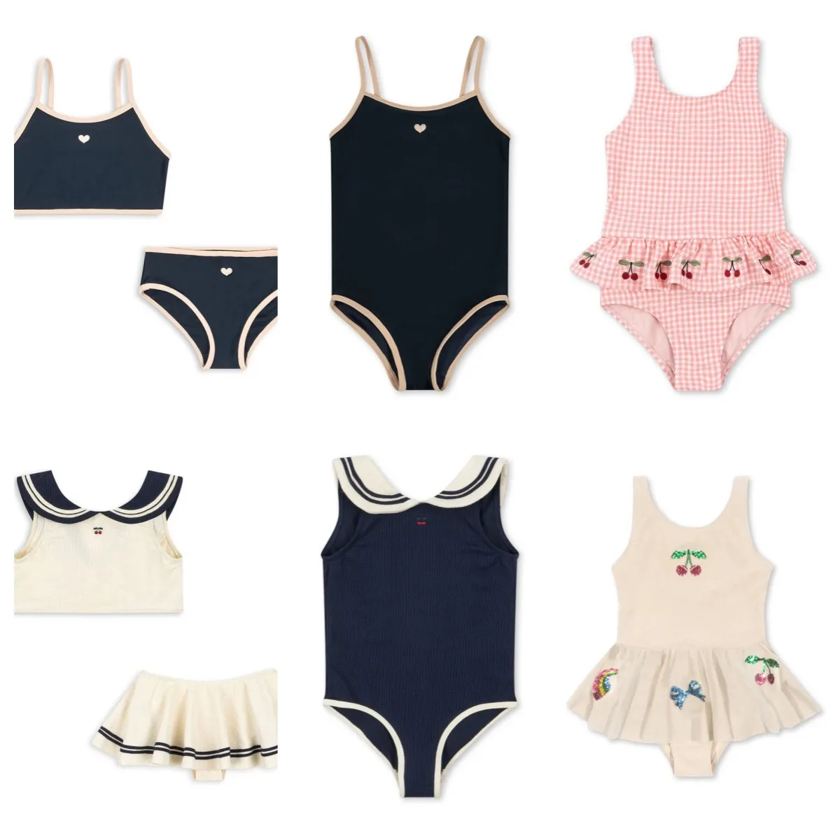 

Baby Girls Swimsuit 2026 Toddler Kids Girls Cute Printed One-piece Swimsuit Split Swimsuit Swimwear Seaside Sunscreen Swimming