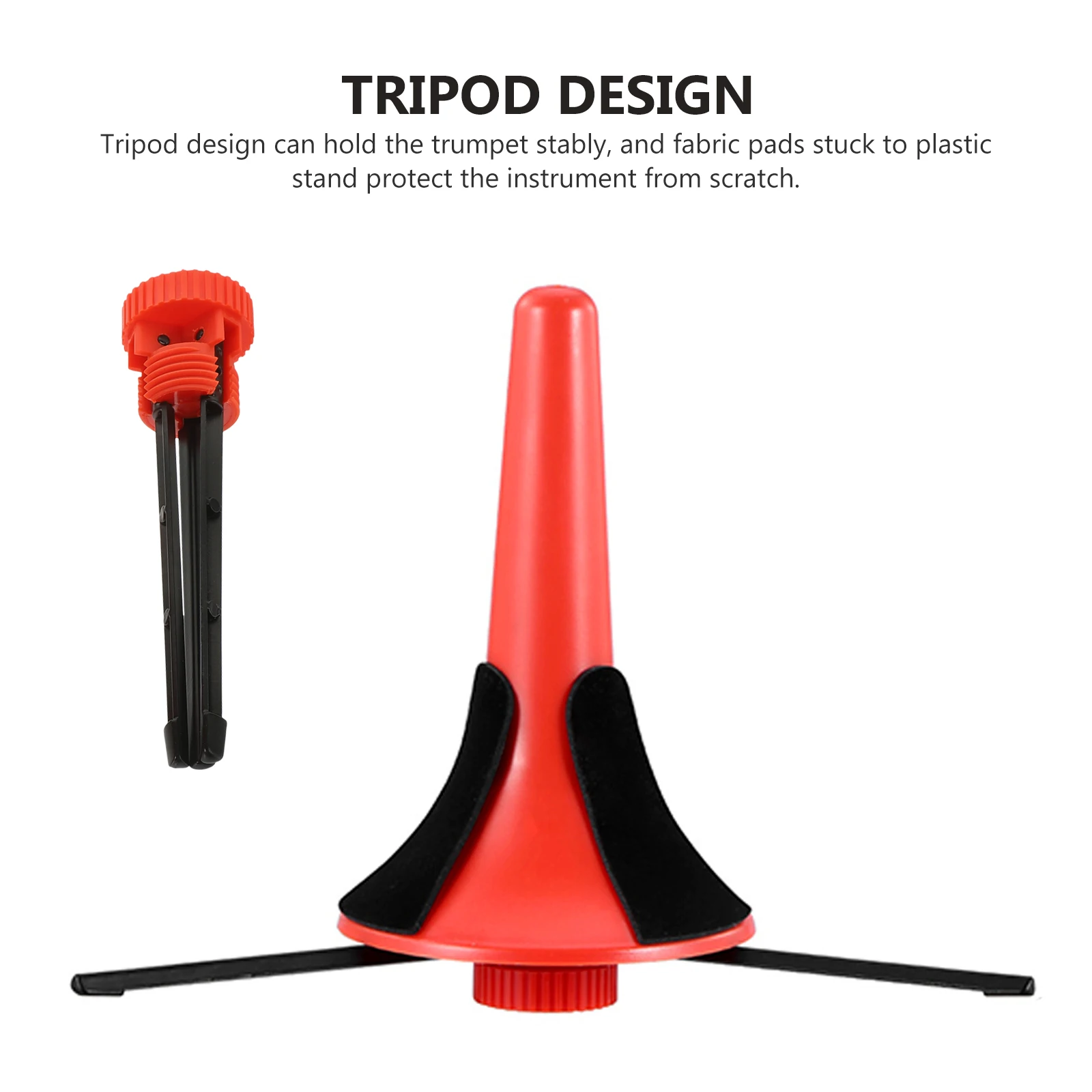 

Wind Instrument Accessories Tripod Trumpet Stand Detachable Small Cornet Folding Holder