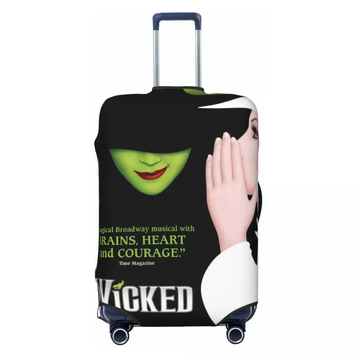 Wicked Musical Suitcase Cover Travel Protector Holiday Practical Luggage Accesories