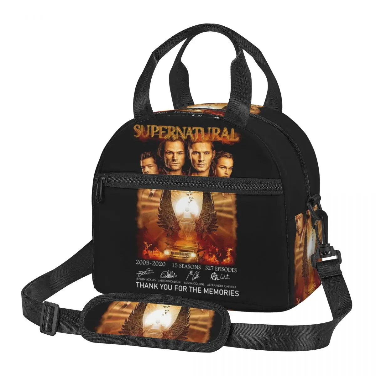 

Термосумка для обедов Supernatural Thank You For The Memories для женщин, для пикника, для хранения продуктов, термосумка-холодильник для еды