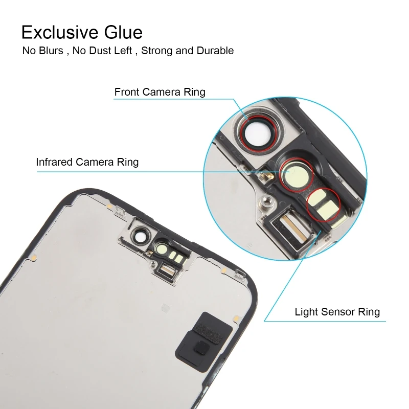 6.1-inch OLED LCD Screen For iPhone 15 Phone Display Touch Screen with Digitizer Full Assembly Replacement Spare Part