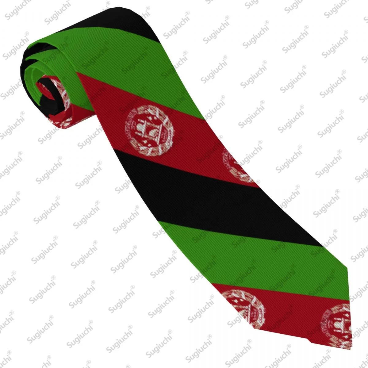 2026 Afghanistan Flag Wedding PartyNeck Ties For Men Women Casual Plaid Tie Suits Slim Necktie Gravatas For Gift