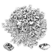 EU 10/50Pcs M3/M4/M/5M/6/M8 for 20 30 40 Series Slot T-nut Sliding T Nut Hammer Drop In Nut Fasten Connector Aluminum Extrusion