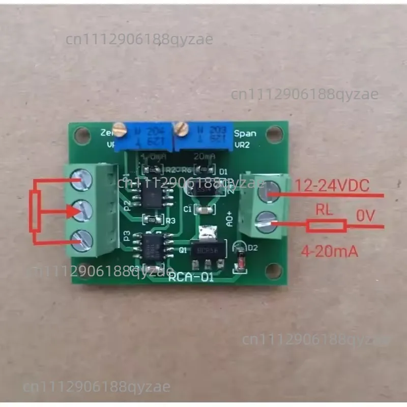 Potentiometer Resistance 1k/5k/10k/50k Turn 4-20ma Current Signal Module XTR115 Transmitter Occurs
