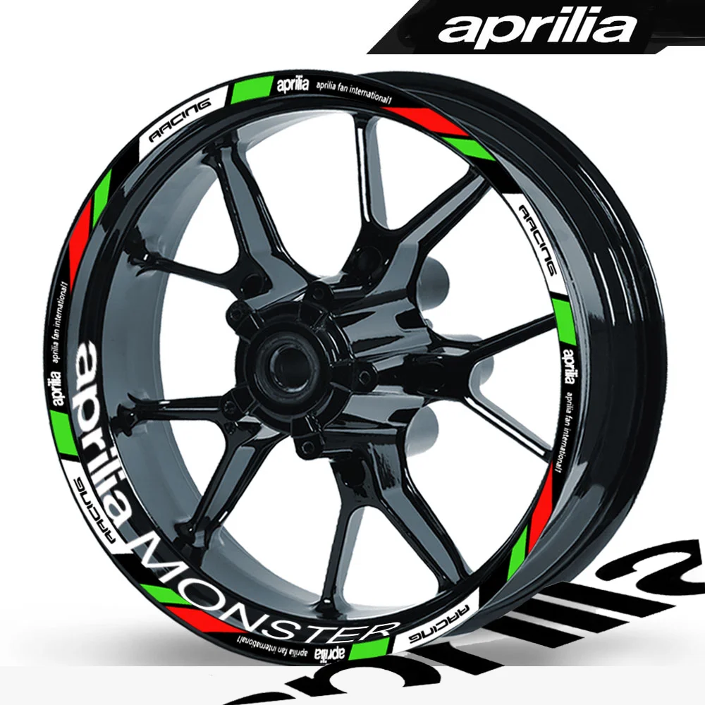 Naklejki na felgi Aprilia Akcesoria motocyklowe Fabryka Tuono Shiver GPR RS RS660 RSV4 RS4 V4 1100 900 750 660 150 125 50