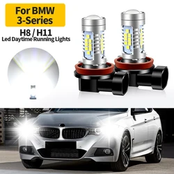 2szt Canbus No Error LED Światła do jazdy dziennej DRL Żarówka H8 H11 Do BMW serii 3 E90 E93 E92 E91 LED Crystal Blue/White