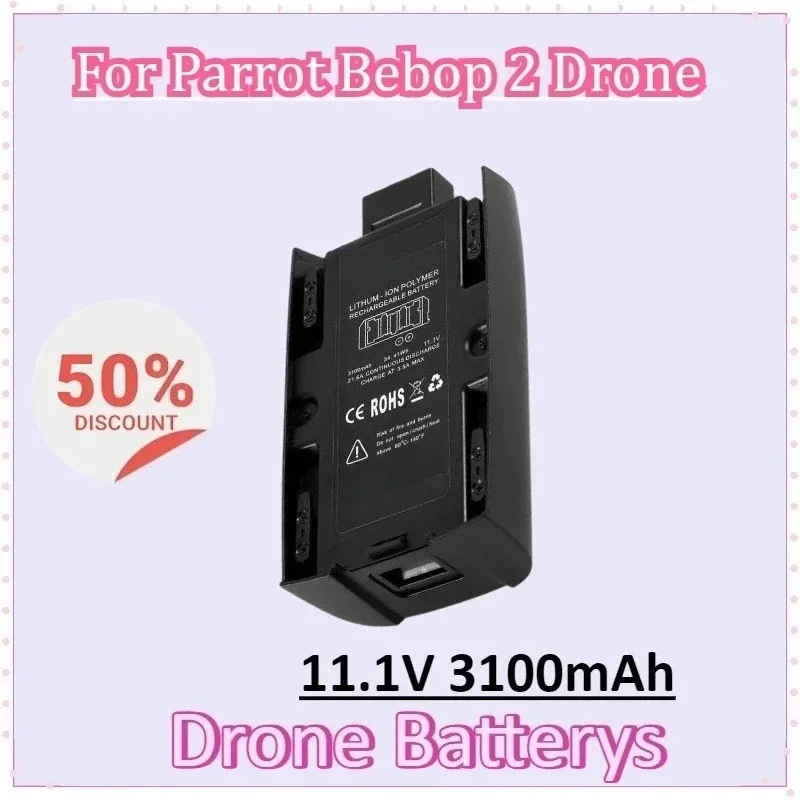 

11.1V 3100mAh Upgrade Lipo Battery for Parrot Bebop 2 Drone Battery Lipo Upgrade Battery for RC Quadcopter PartsHigh Quality