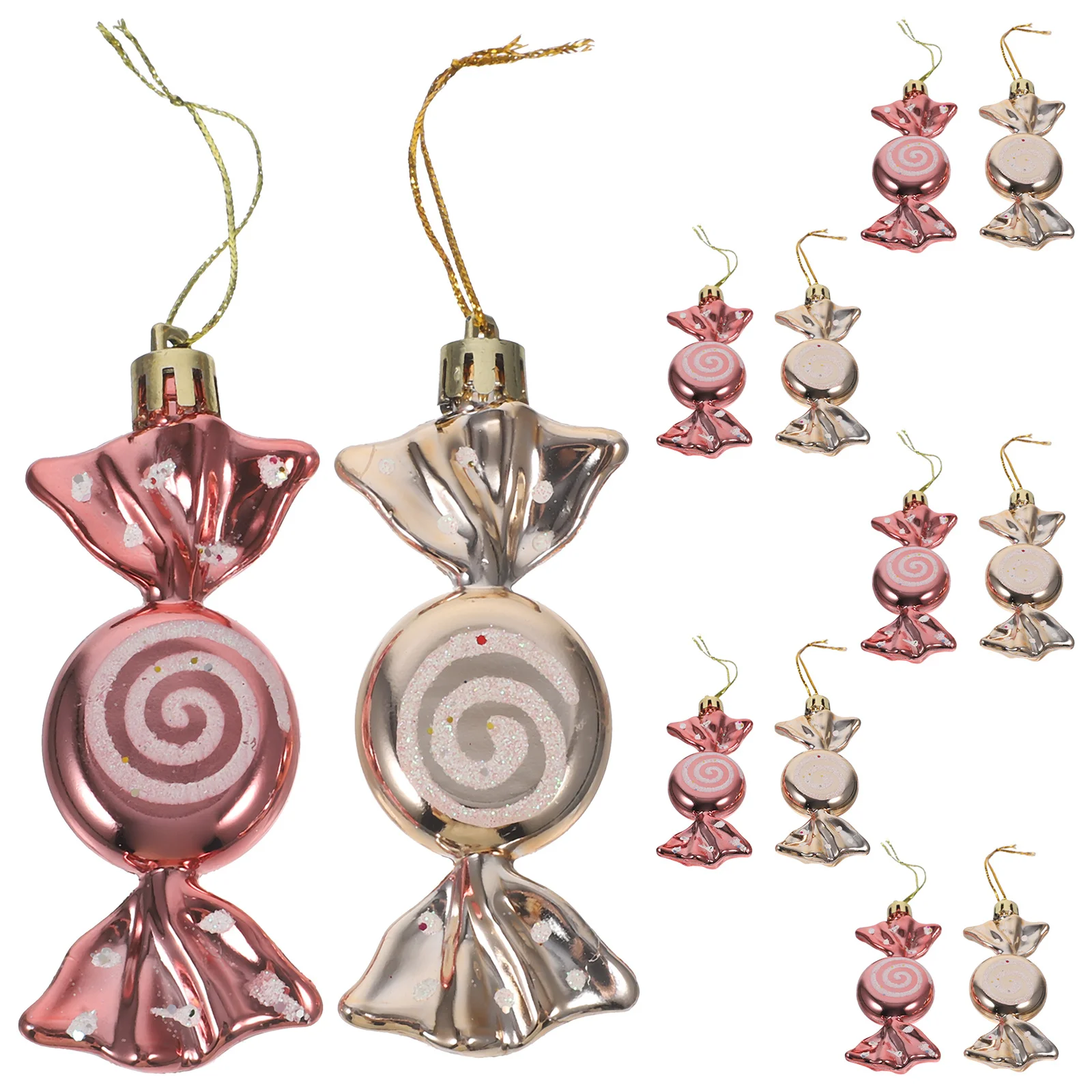 

12Pcs Xmas Tree Hanging Decorations Festive Christmas Ornaments for Home Office Hotel Holiday Decoration Christmas Decorations