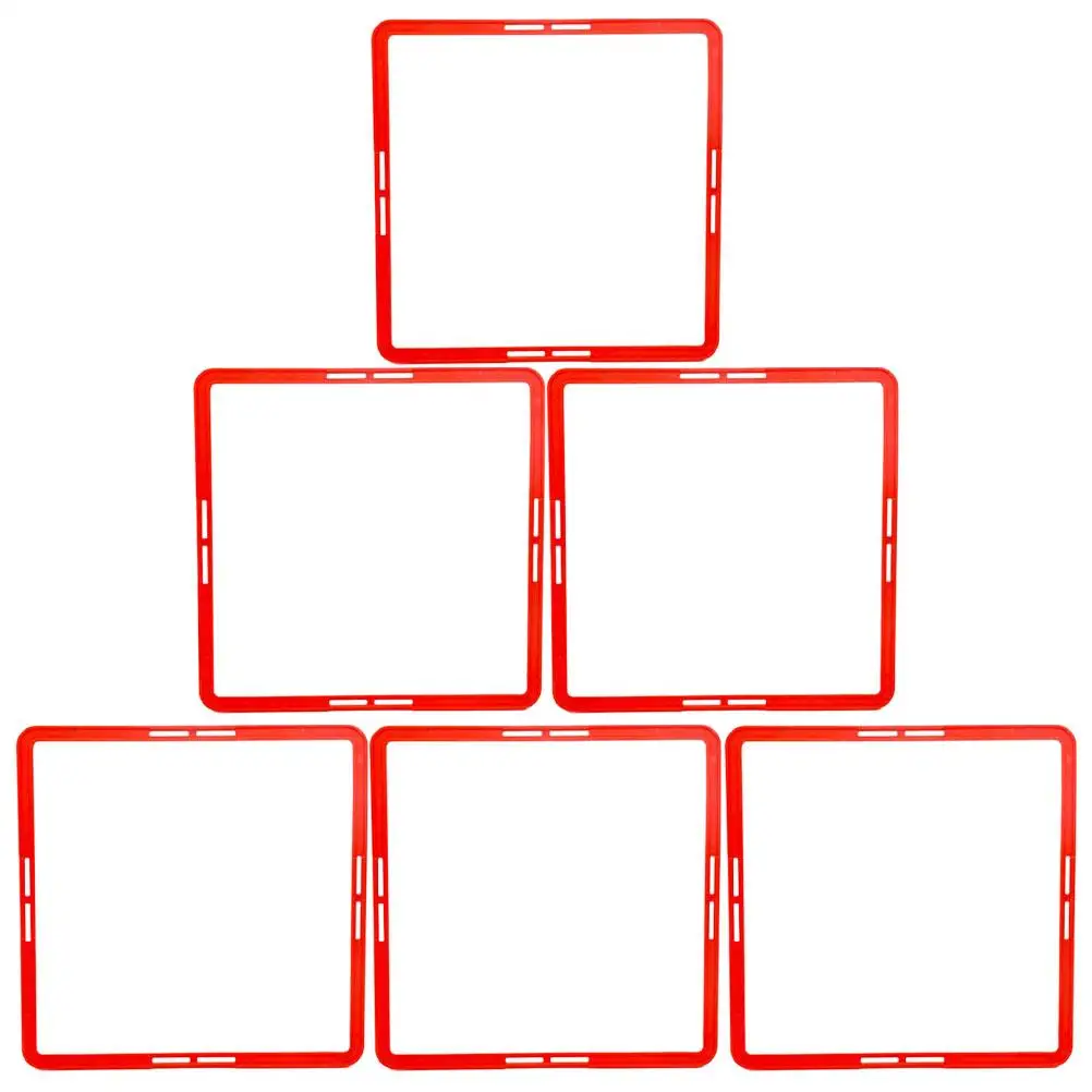 

6pcs Football Training Circle Soccer Rings Sports Equipment Composite Material Agility Rings for Multi-function Team Sports
