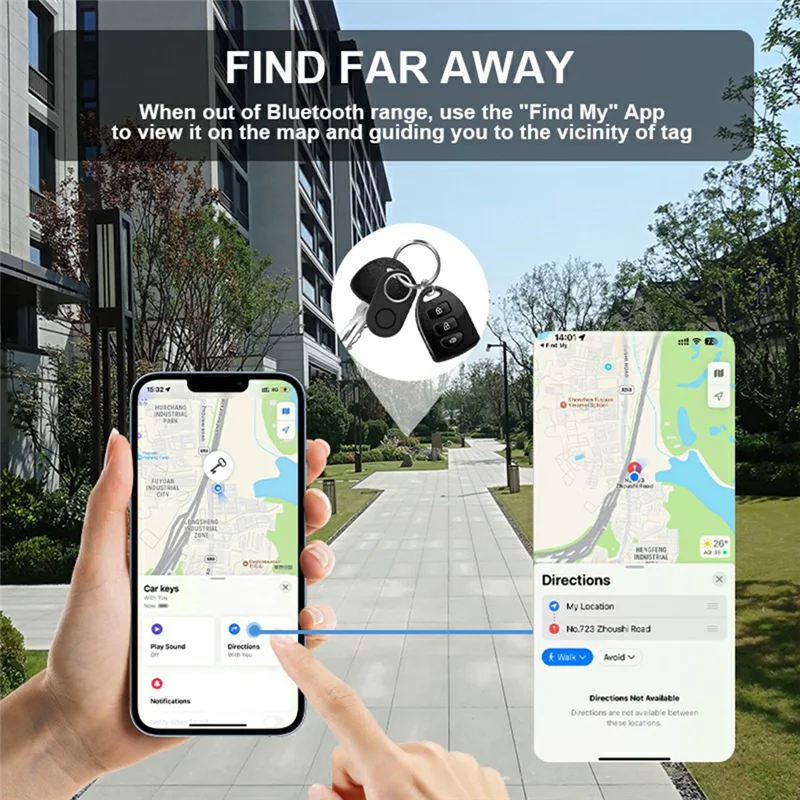 

Локатор Smart Tag работает для Find My App BLE, трекер глобального позиционирования для Iphone, локатор для ключей, кошелек Itag-N33R