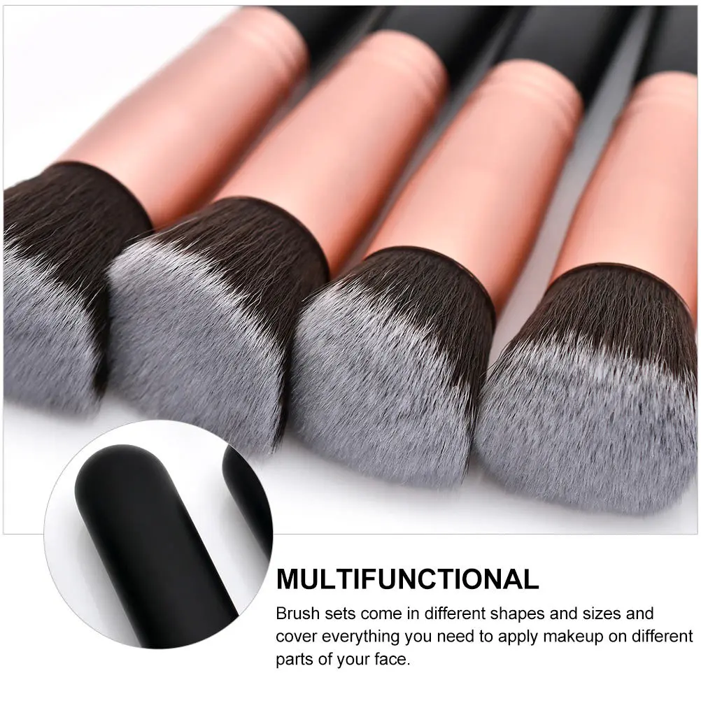 14개 메이크업 브러쉬 세트 전문적이고 정밀한 브러쉬 창의적인 얼굴 눈 메이크업을 위한 휴대용 도구