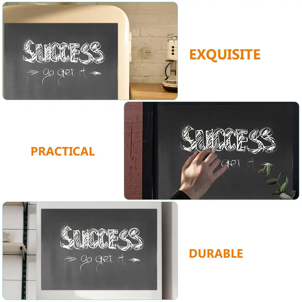 Magnetic Chalkboard for Refrigerator with Strong Suction - Multi-Functional Dry Erase Board for Grocery List, to-Do Notes, Meal