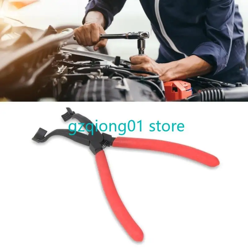 

K3NA Professional Drum Brake Hold Down Spring Pliers Drum Brake Retaining Spring Pliers Clamp for Automotive DIY Enthusiasts