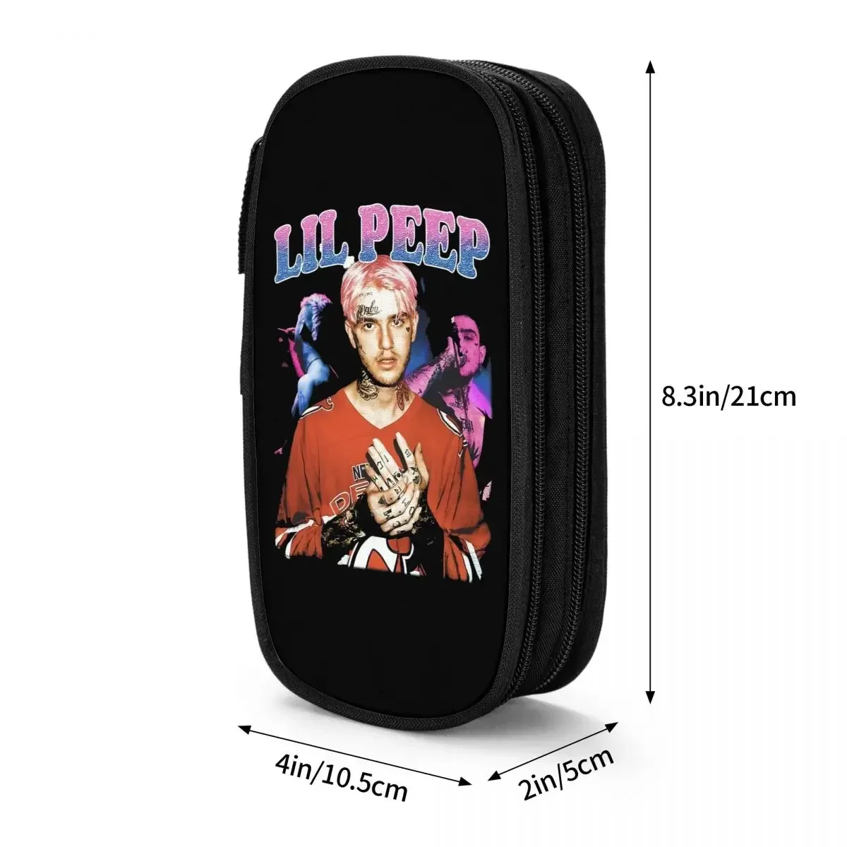 مقلمة ليل بيب 90s مغني الراب مقلمة للأطفال حقيبة تخزين كبيرة للطلاب هدايا مدرسية قرطاسية #6