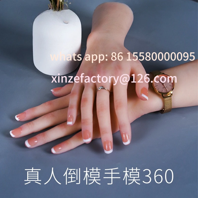 

Customizable model silicone props fake hand photo jewelry display live stream