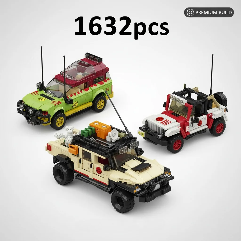 

Off-Road Car Building Blocks Set 1632PCS Premium Build DIY Assembly Toys & Gifts for Kids & Adults