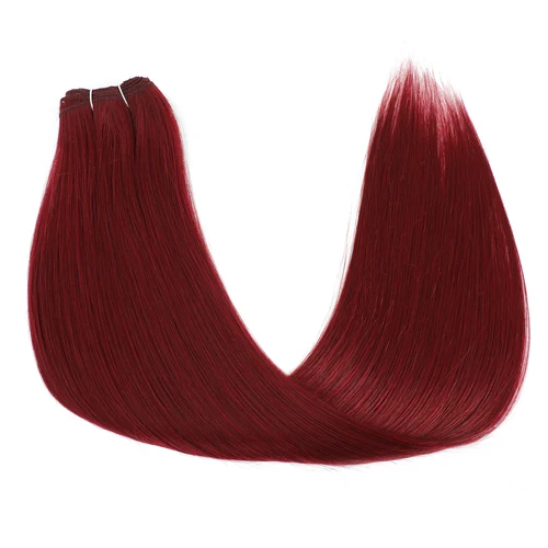 Imagen 2 del producto Mechones de pelo liso de hueso de Color insecto, extensiones de cabello Natural de salón, pelo liso Yaki sintético súper largo, tejido completo hasta el extremo
