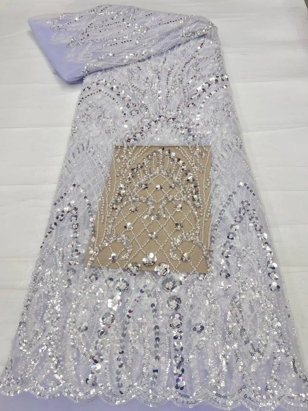 5 Yards African Nigerian 2026  - đánh giá và giá Embroidery Net Dress