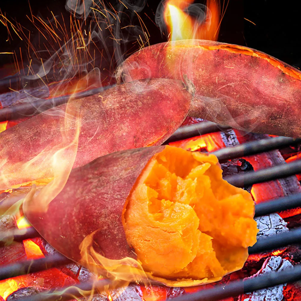 

Sweet Potato Baking Pot Cast Iron Roasting Pan For Home Camping Kitchen Use Household Cooking Supply Corn Roaster