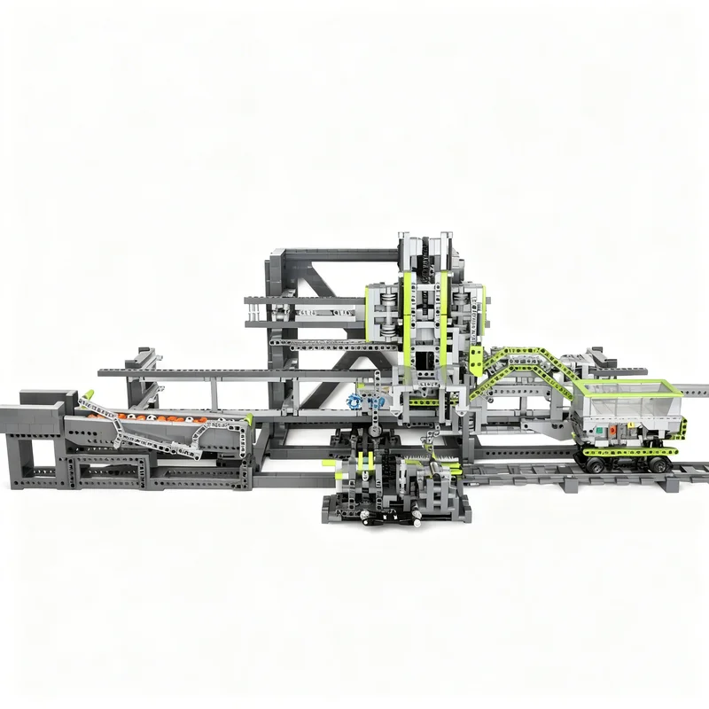 3299pcs MOC Crane Loader GBC Technical Expert Builder Model Building Blocks Construction Christmas Gift Toy Assemble Creative