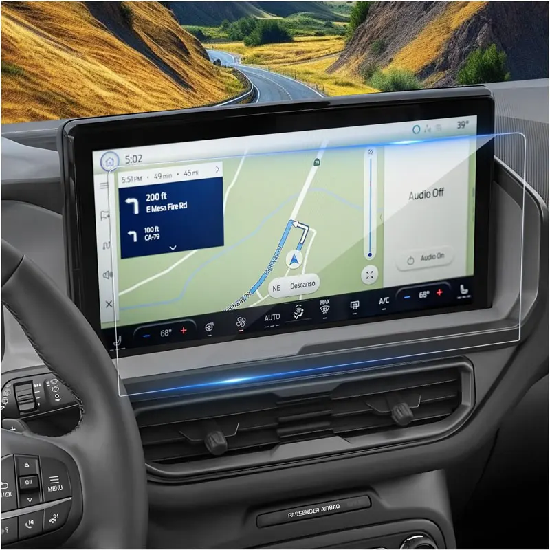 For Ford Maverick 2023 -2026 13.2 inch Car infotainment radio GPS Navigation Tempered glass screen protector anti-scratch film