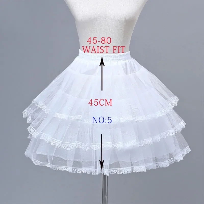 Flor meninas petticoat underskirt cosplay festa vestido curto jupon enfant fille lolita ballet tutu saia enaguas sottogonna