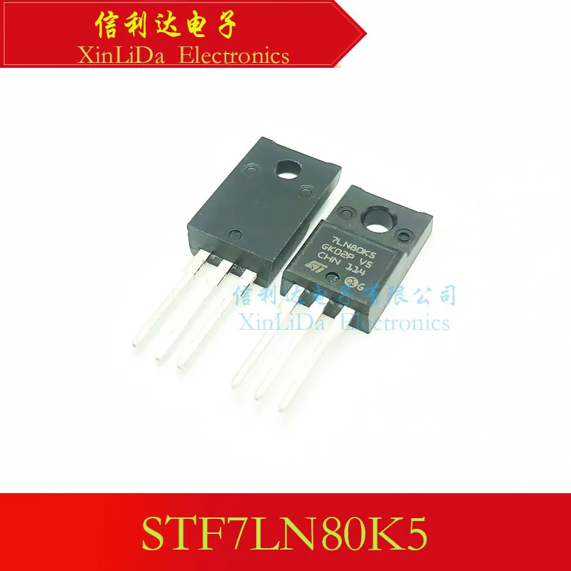 STF7LN80K5 Код маркировки 7LN80K5 TO-220FP MOSFET Новый и оригинальный
