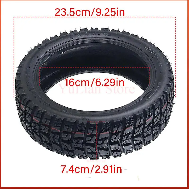 10INCH 10x2.75-6.5 Off-road Tubeless Tyre 10x2.70-6.5 Tire for Segway Ninebot Mini S Pro Max G30 Electric Scooter Self Balancing - view 2