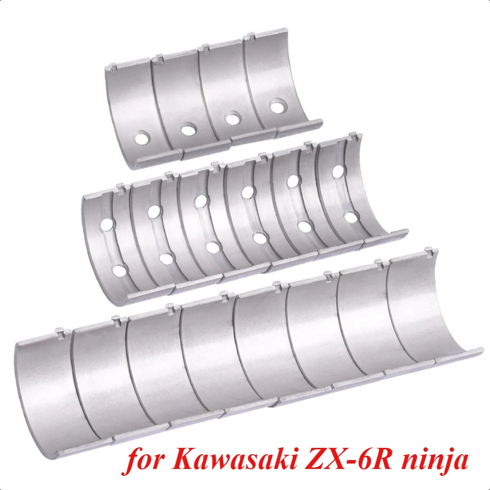 

Motorcycle Con Connecting Rod Crankshaft Main Bearing Set for Kawasaki ZX-6R ninja 2007-2008 ZX 6R ninja 2009-2023