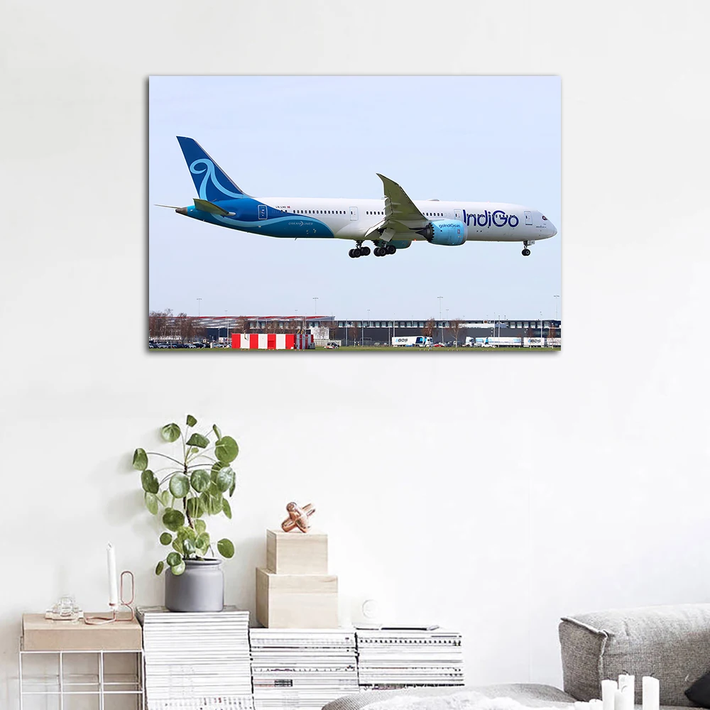 Boeing 787 Dreamliner Posters And Prints Canvas Painting Wall Art Pictures Home Decoration Cuadros
