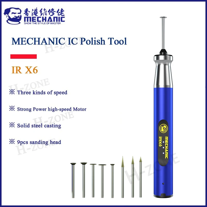 

MECHANIC IR X6 Charging Wireless Small Handheld Chip polishing Pen MINI Electric Carving Pen Grinding Machine for Mobile Phone