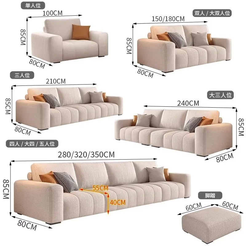Luxury Classic Living Room Sofa - usage example