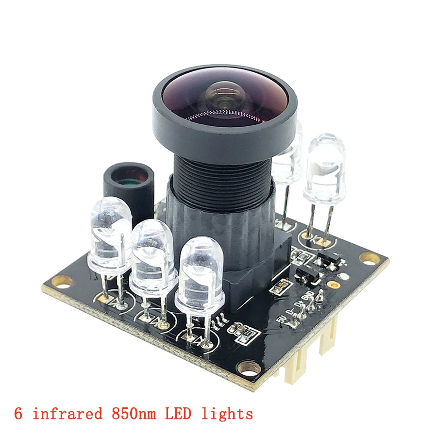 High Speed IR850nm LED 1920*1080P USB Camera Module 2MP CCTV Surveillance Wide-angle 30/60/120fps OV2710 for Android Linux UVC