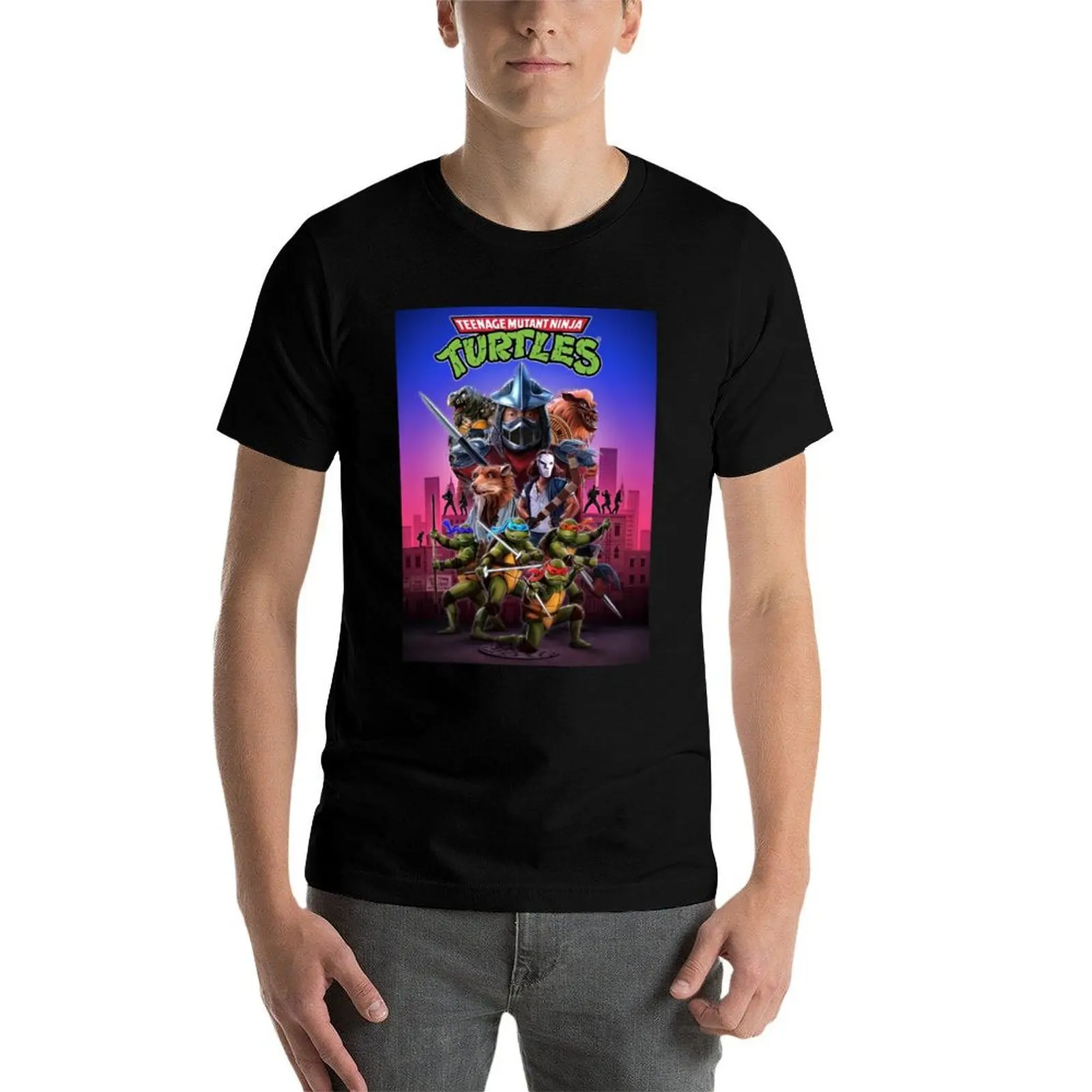 

Ninja Turtle Power T-Shirt t shirts for man graphic tees t shirts cotton 100% T-Shirt