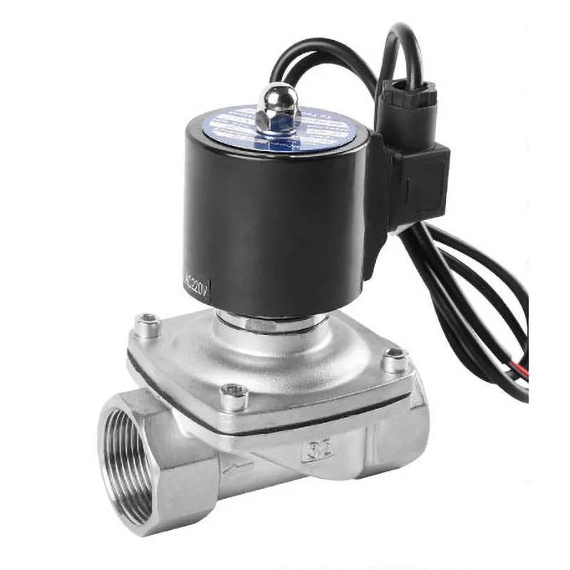 

1-1/4" Stainless Steel Fountain Solenoid Valve 220V 110V 24V 12V 24V Normally Closed Waterproof Solenoid Valves For Underwater